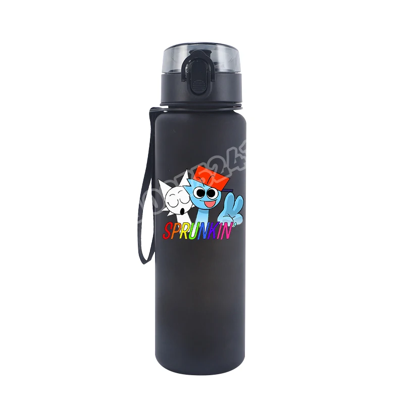 650ml Incredibox Plastic Water Cup Game Theme Sprunki Print Kettle Student Portable Large Capacity Sports Water Bottle Hot Gifts