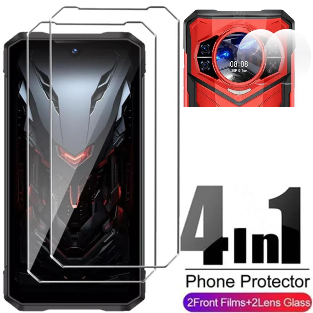 Premium Tempered Glass Full Cover Screen Protector with Camera Film