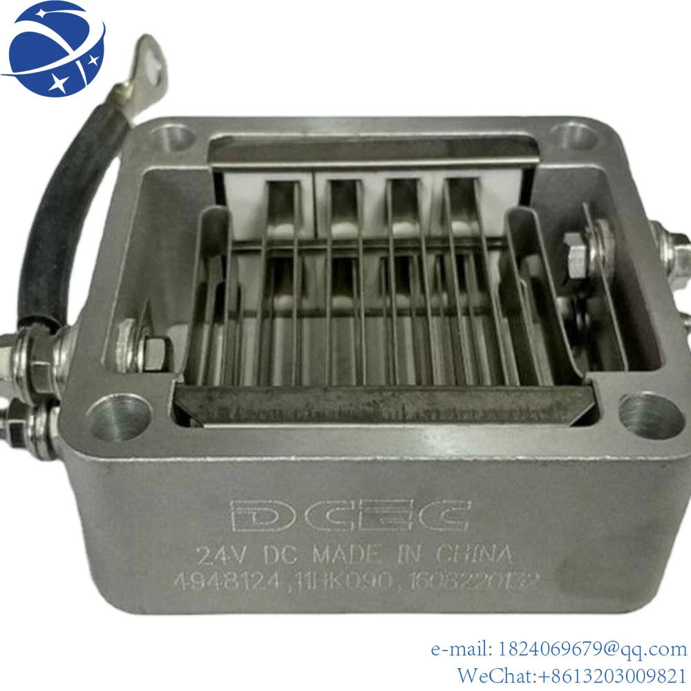 

engine QSB6.7 spare parts air intake heater 3972343 4948124 for auto parts