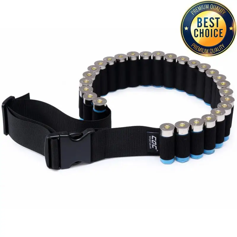 Nylon Tactical Shotgun Shell Storage Belt for Hunting
