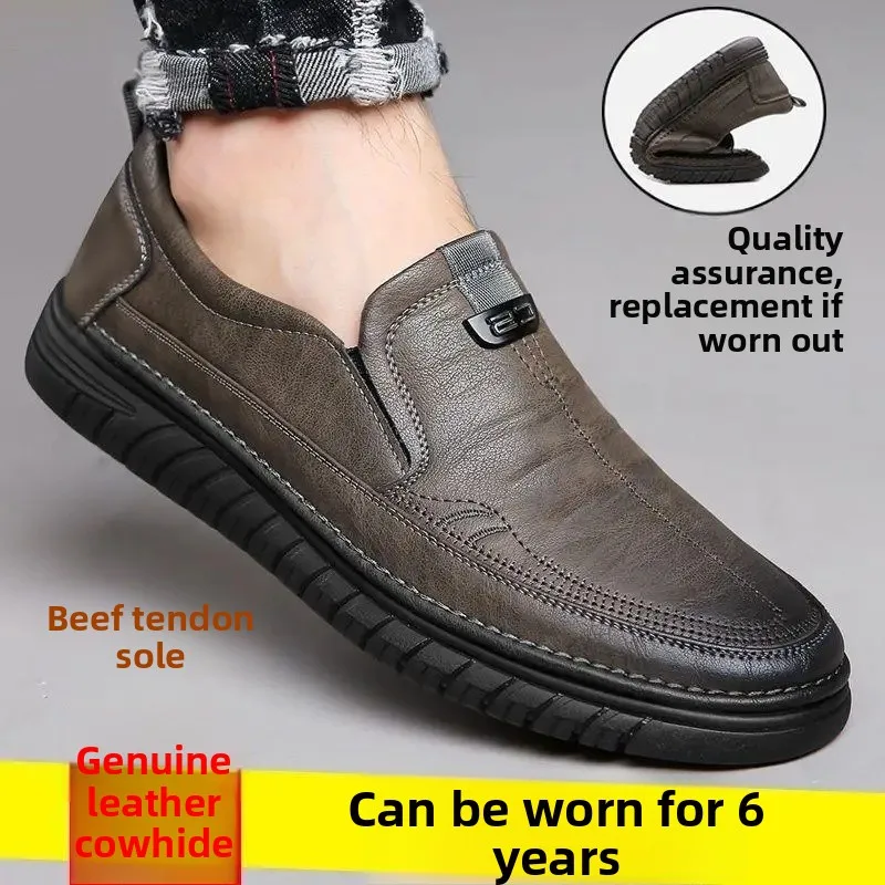 Brown [] real soft leather 9177