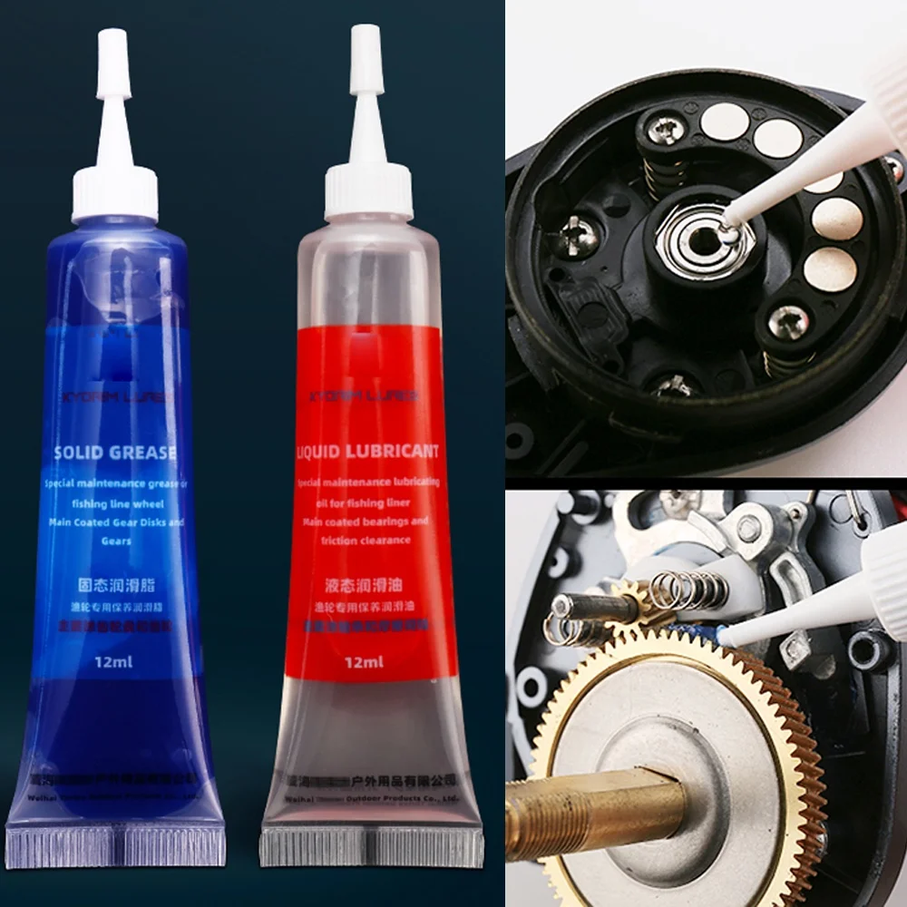 Fishing Reel Maintenance Oil And Grease Bearing Lubricant Oil Gear Protective Grease Casting Spinning Reel Maintenance