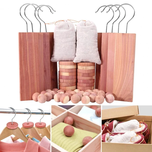 Cedar Blocks Hang Up Balls For Clothes Shoes Storage Garment