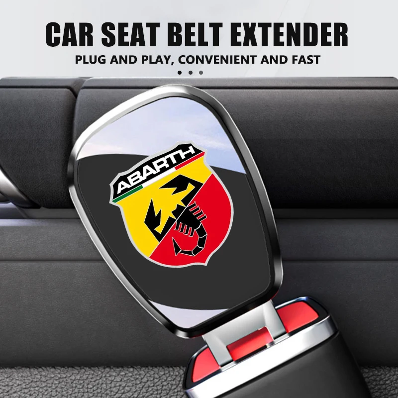 자동차 안전 벨트 버클 플러그 Abarth FIAT 500 FR Stilo Doblo Tipo Lancia Musa Grande 용 자동 안전 스트랩 익스텐더