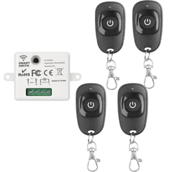 Wireless Remote Control Switch with Mini Receiver (4Remote 1Receiver)