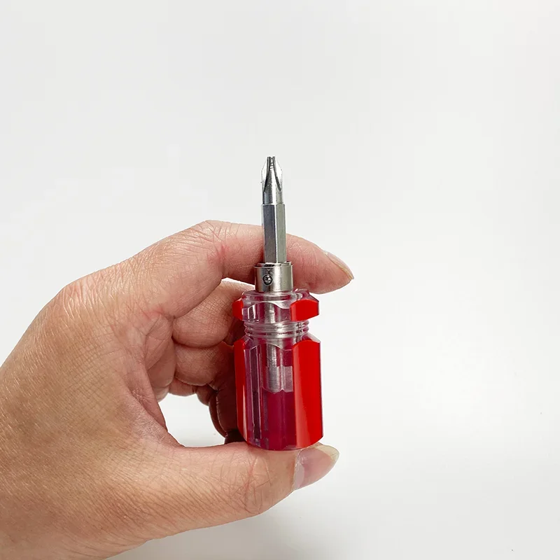 Mini-Bit-Schraubendreher-Set aus transparentem Kunststoff 6tlg. Präzisionswerkzeug