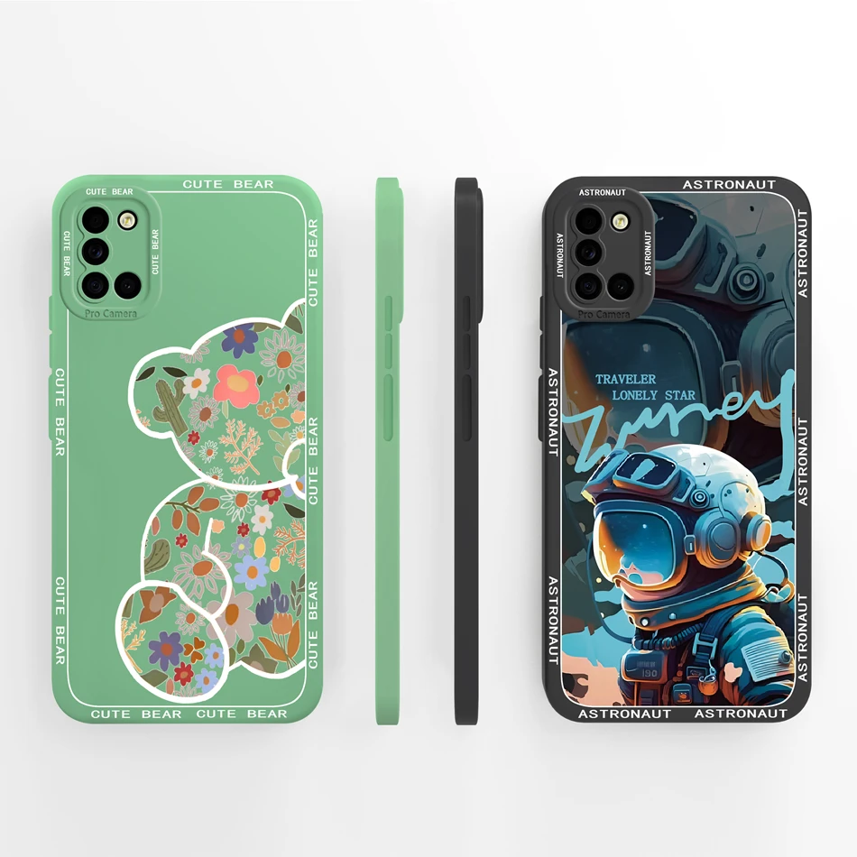 Aesthetic Soft Silicone Phone Case with Full Protection and Anti-Shock Design
