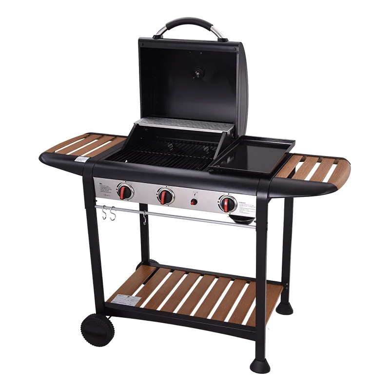 

Iron Plate Gas Stove Outdoor Barbecue Tools Gas Barbecue Smokeless Liquefied Gas Kebabs Barbecue Grill