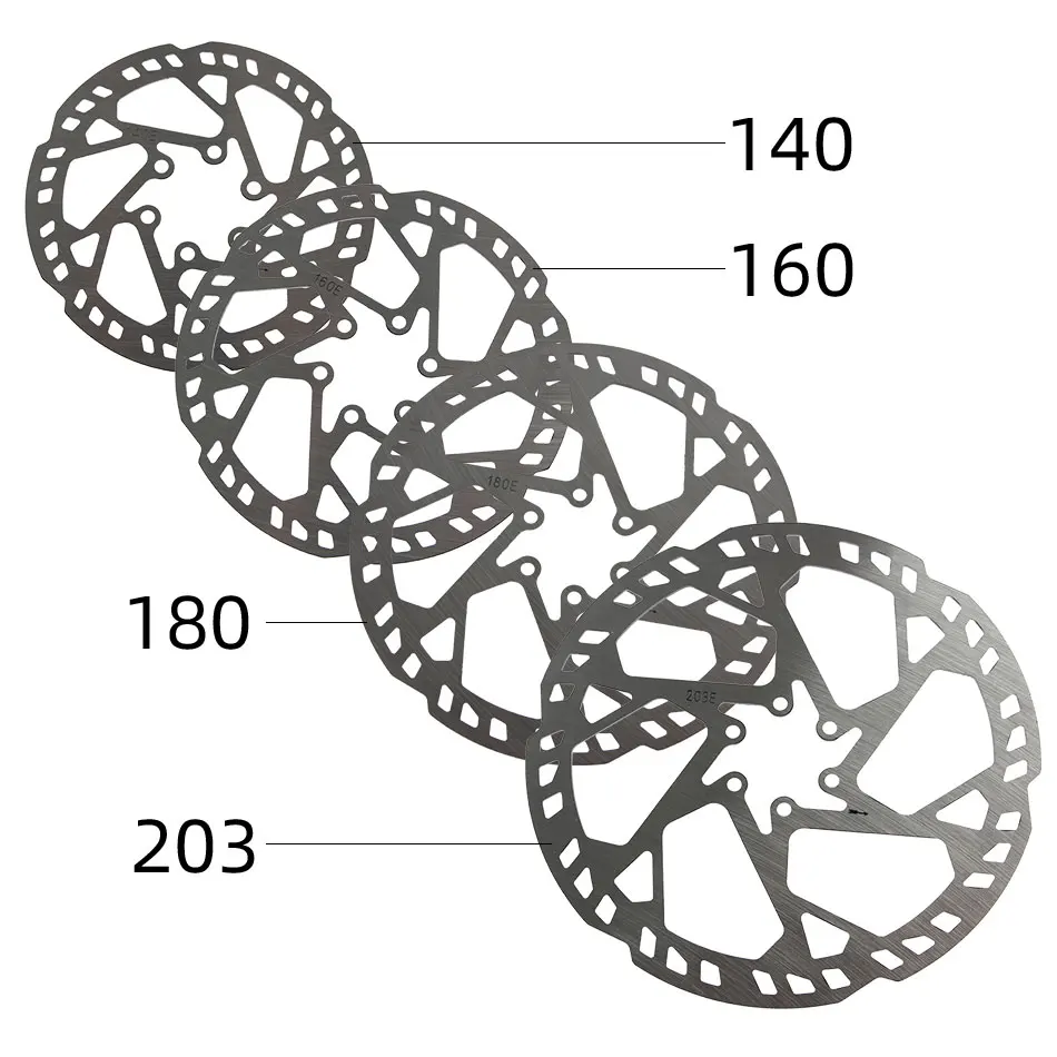 Description Picture 3 of itemNFOX 160 Six Dings Mountain Road Electric Scooter Bicycle 203 Brake Disc 140 Bike Rotor Pads 180 Thick Plate 2.3mm Accessories