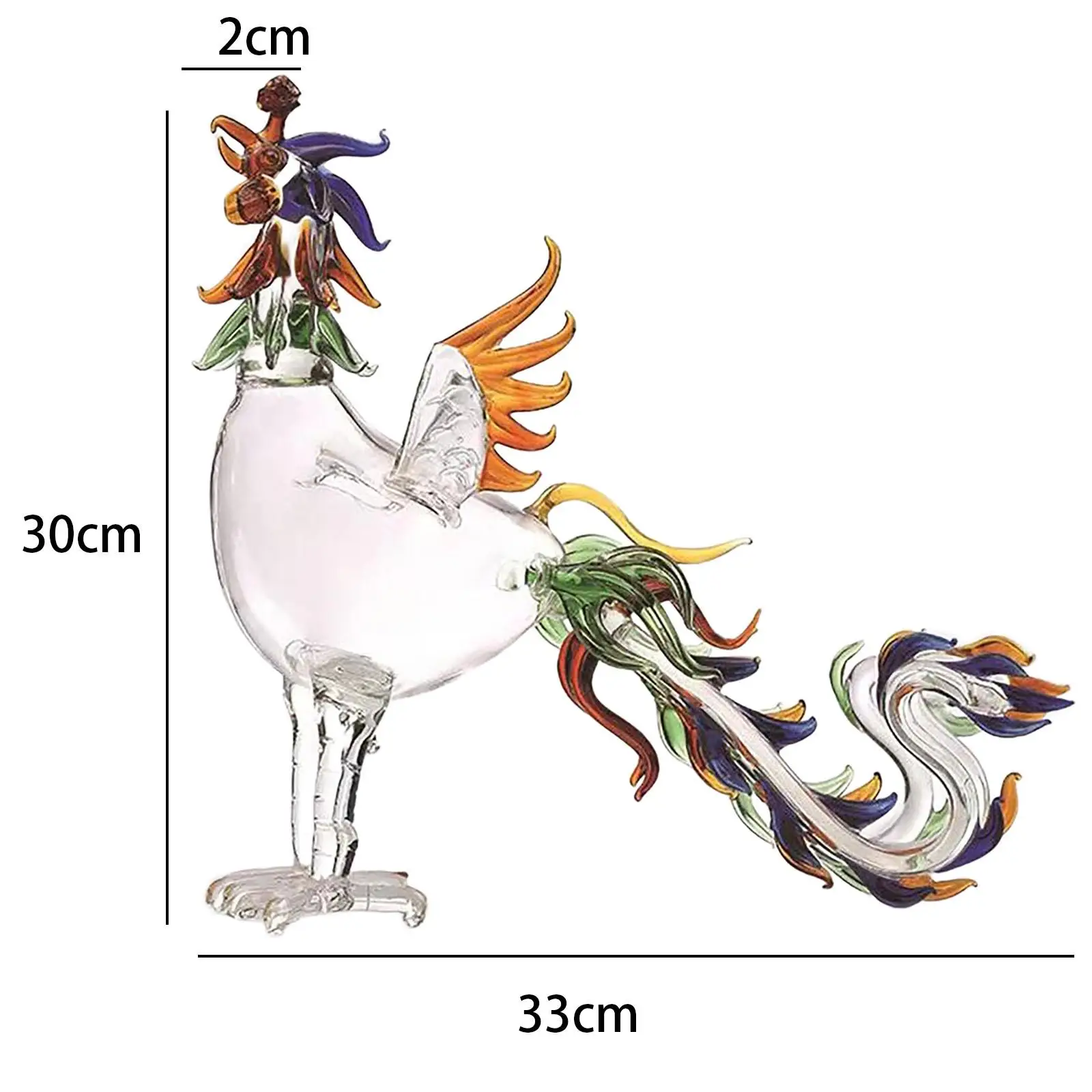 Phoenix Whisky Decanter for Wine Liquor Glass Liquor Decanters for Bar Accessories Anniversary Valentines Day Wedding Gifts