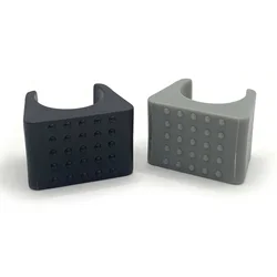 10Pcs U-type Tube Pipe Clamp Chair Leg Tip Protectors Feet Wrap Pads Floor Protection 19mm Plastic Office Chair Leg Pads Covers