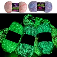 50g Mohair Yarn Luminous Yarn Hair Mink Wool Grow in the Dark Yarn Hand-knitted Sweater Threads for Knitting Yarn for Crochet 1