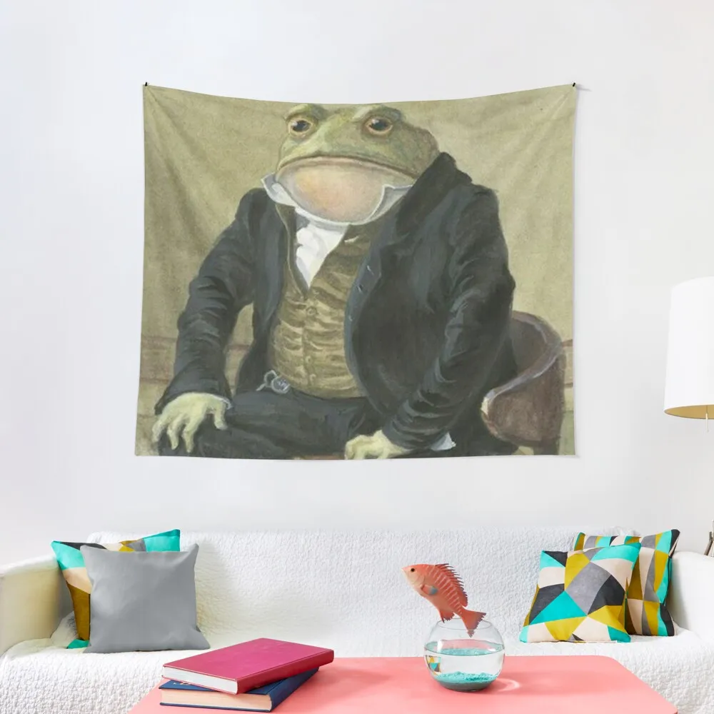 

Colonel Toad / Sir Toad Tapestry Home Supplies Wall Tapestry Room Aesthetic Decor Decorative Wall Murals