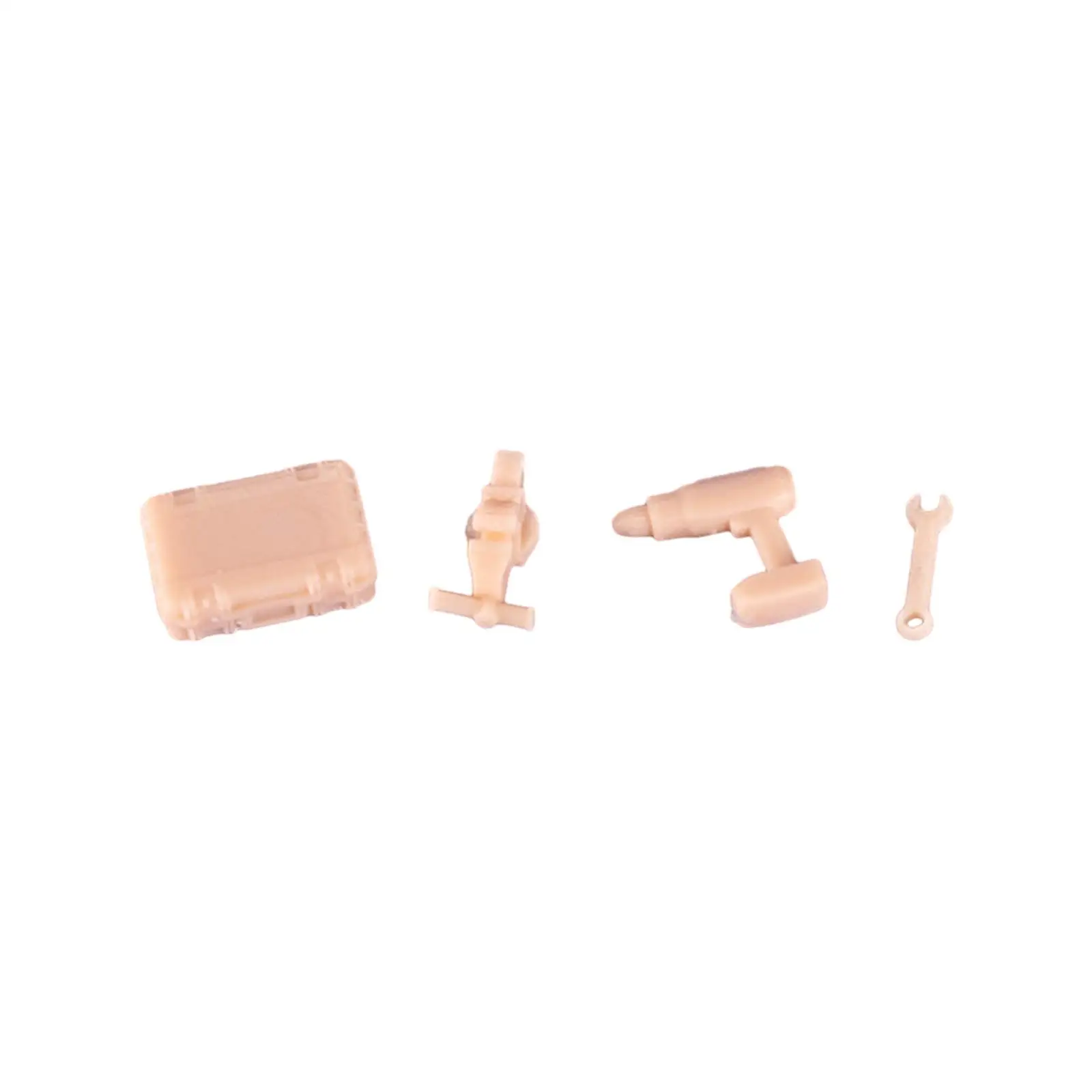 2X 1/64 Cabinet Auto Repair Tool Tiny Model for DIY Sand Table Desktop