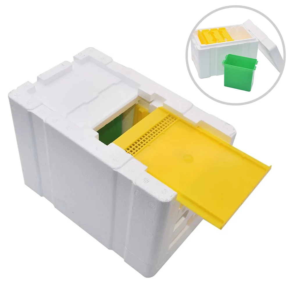 Queen Bee Mating Box Foam Bee Hive Box Mini Nucleus Hive Breeding Harvesting Breeding Case Beekeeping Equipment beekeeping tools bee breeding box