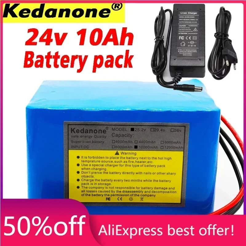 

24v battery pack 10Ah 6S5P 18650 li-ion batterij 25.2v 10000mAh elektrische fiets bromfiets batterie 24v bateria 24v litio 18650