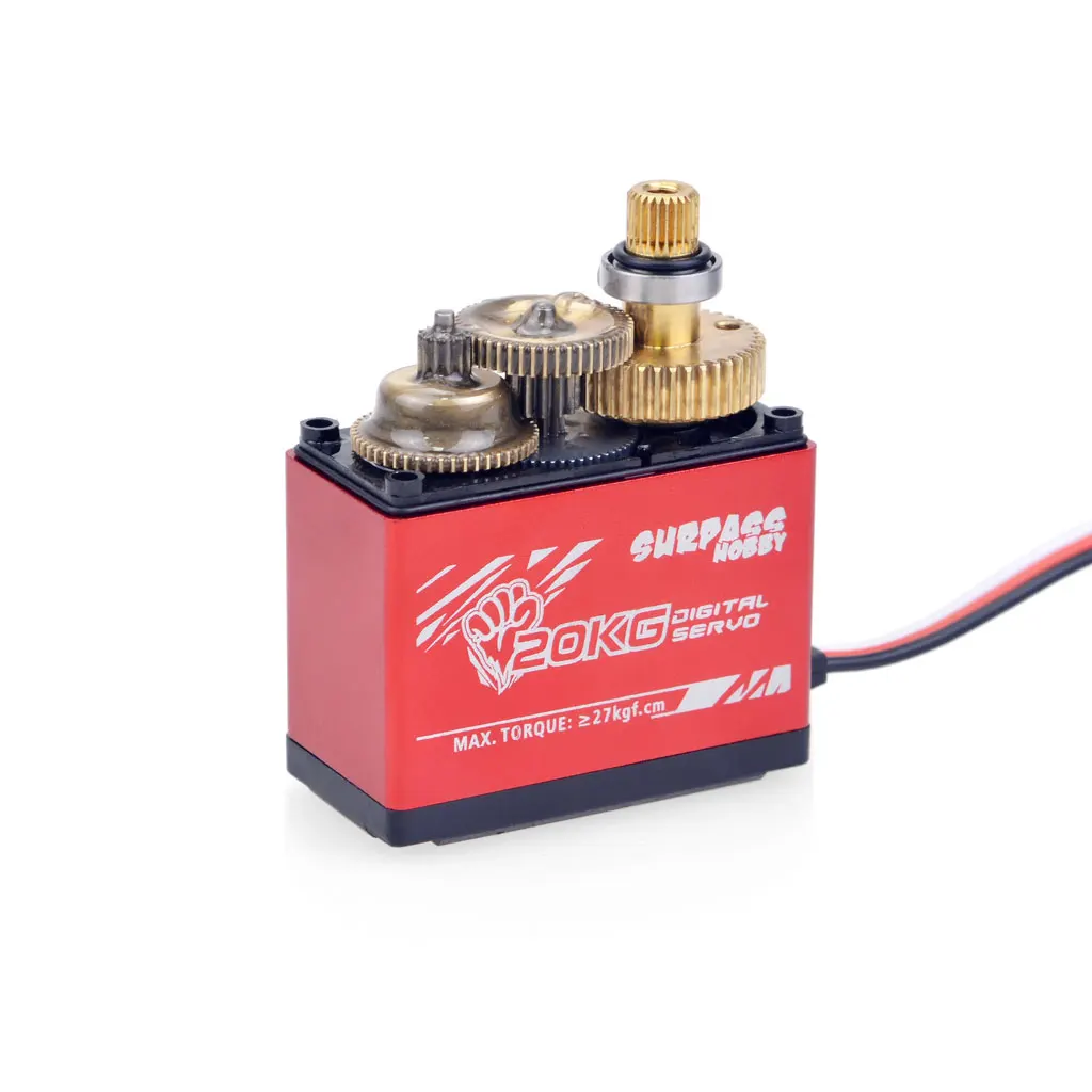 Comparaison de taille du servomoteur RC 9g-20kg avec une pièce de monnaie pour échelle.