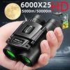 HD Compact Binoculars Portable Powerful Long Range Telescope Jumelles Mini Folding FMC Optics for Outdoor Hunting Camping Travel 1