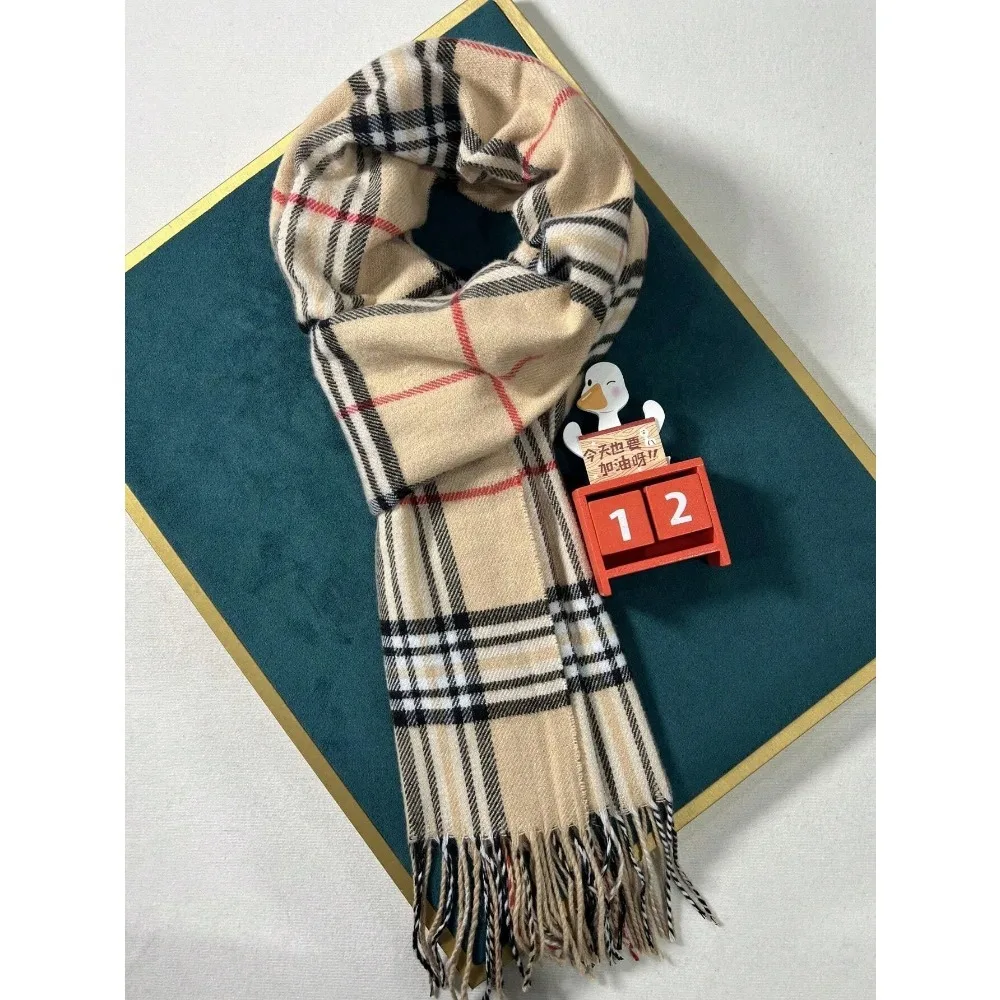 Cashmere Scarf for Women Men Winter Shawl Wrap 2025 Plaid