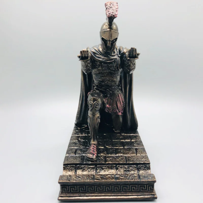 Pen Holder Pen And Brush Holder Knight Pen and Phone Holder Executive Soldier Figurine Pencil Stand for Office Accessories Pen Stand Desk Organizer