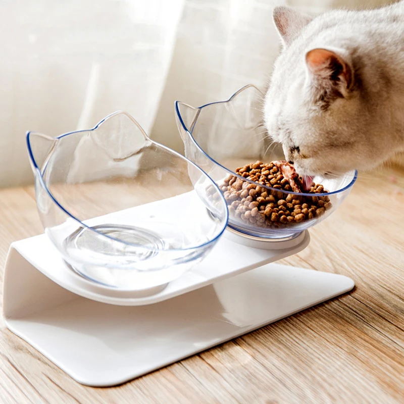 Non Slip Cat Bowl Double Cat Drinking Bowls And Drinkers Pet Water Bowl