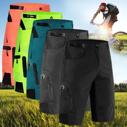 New Shorts Reflective Men Cycling Shorts Breathable Loose Fit Downhill Bicycle Mountain Bike Shorts Motocross Short Pants