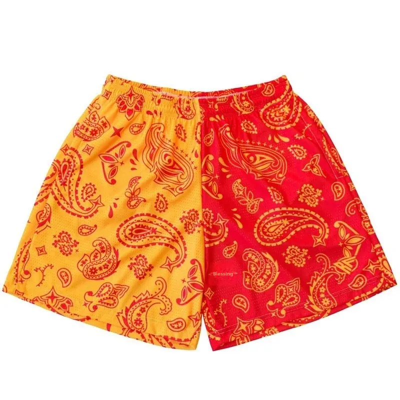 Loose Men's Basketball Fitness Shorts American Sporty Five-Quarter Casual Summer Trousers Retro Style Skateboard Long Pants