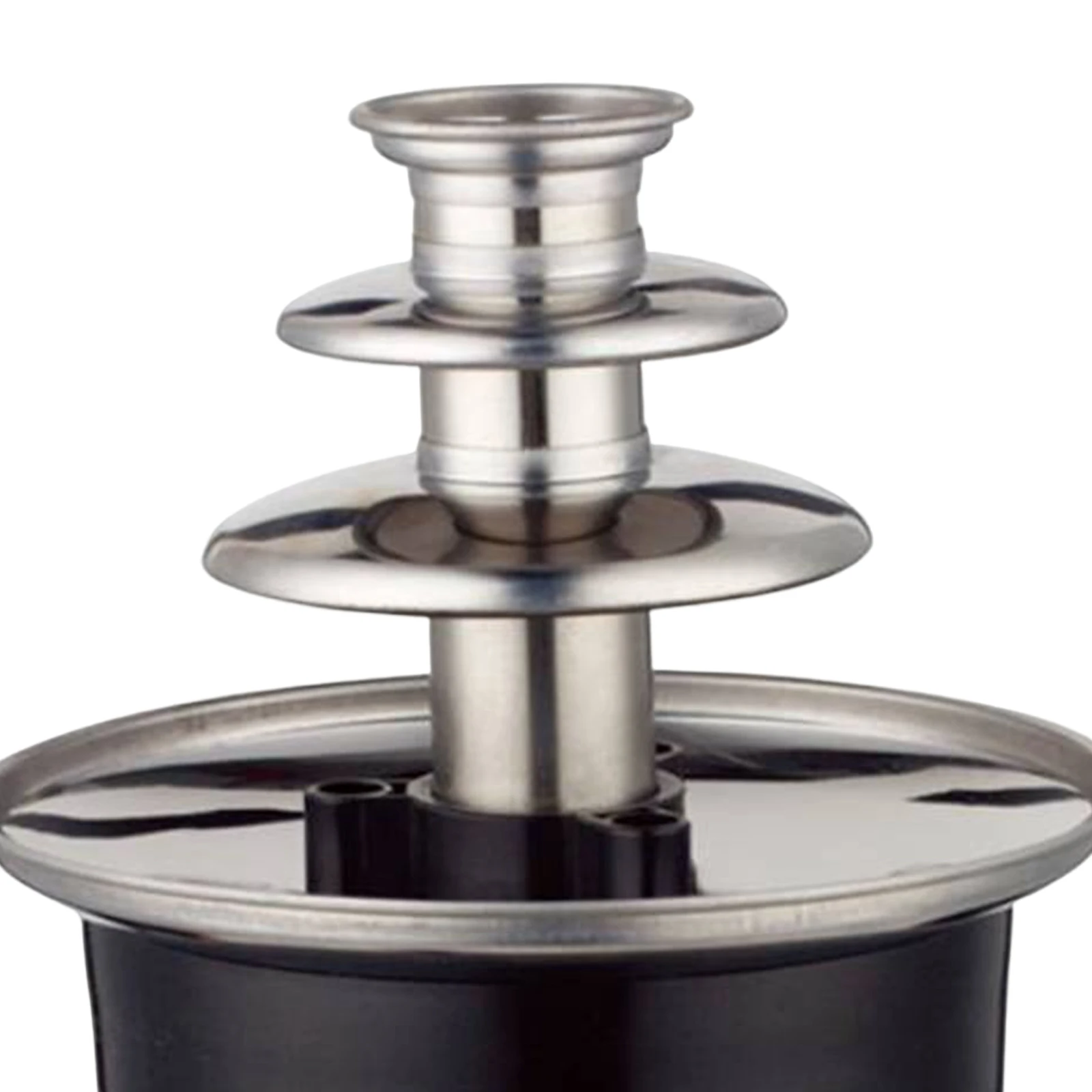 Mini Chocolate Fountain Three Layers Creative Design EU Plug Mini Chocolate Melting Pot for Cheese