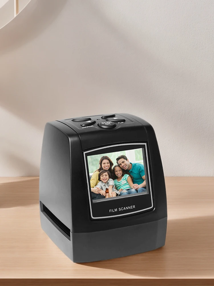 35/135mm Slide Film Converter 2.4Inch LCD Screen Photo Digital Image Viewer Support Editing & Sharing for Old Film To JPEG