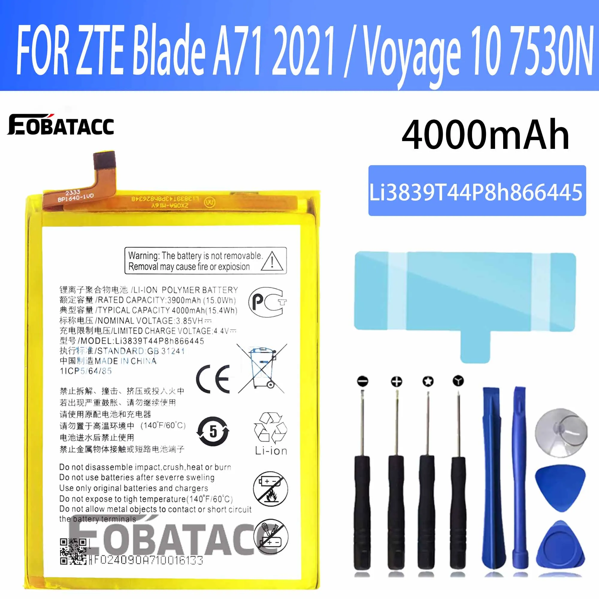High-Quality Original Replacement Battery with Tool Kit
