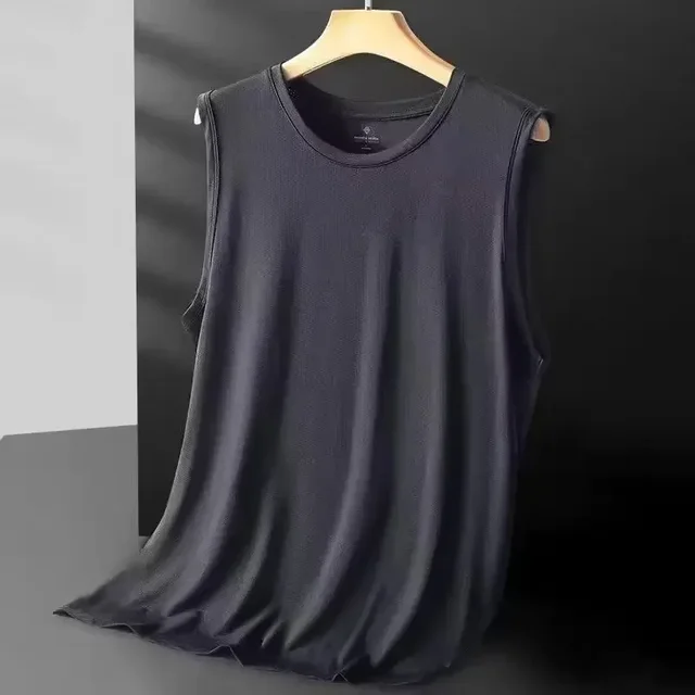 2026 Men's Ice Silk Mesh Vest Lightweight Sports Summer Wear Sleeveless T-shirt Tank Top Casual Fashion Outerwear 4 2026 Men's Ice Silk Mesh Vest Lightweight Sports Summer Wear Sleeveless T-shirt Tank Top Casual Fashion Outerwear 4