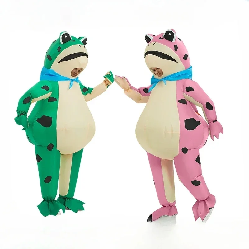 

Frog Inflatable Costume Funny Animal Modeling Halloween Role-playing Decorations for Kids Adult Men Women