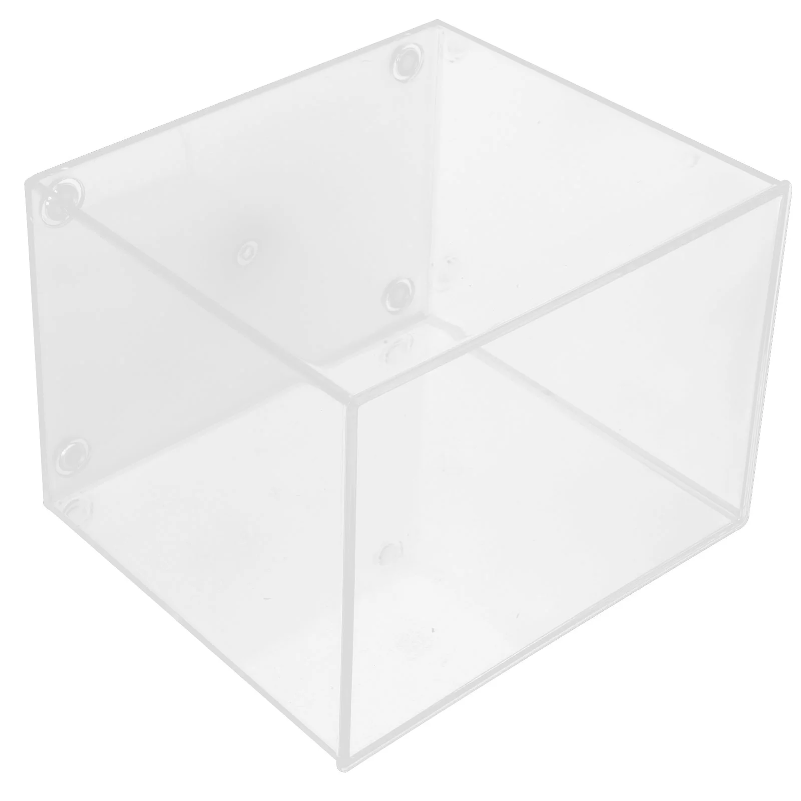 M Size Mini Aquarium Transparent Fish Tank Desktop Square Betta Bowl Fish Bowl Small Tank Plastic Aquarium Pet Products