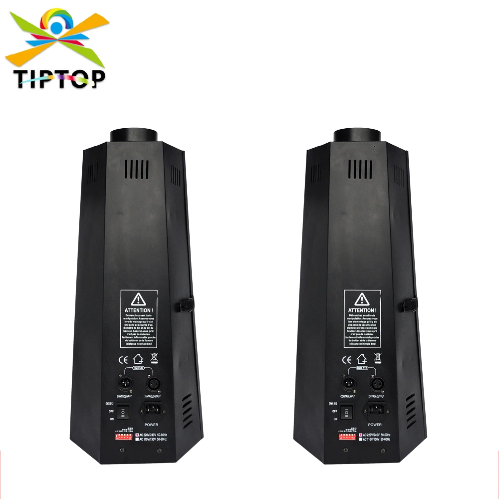 2 Pz/Lotto 6 Angolo Dmx Fire Machine Dmx512 Flame Proiettori Spray Fire Machine Safe Verso L'Alto Butano Fire Effect Stage Light