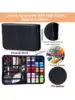 Large Portable Sewing Kit for Home, Complete Set. 20x14cm, with Threads, Needles, Scissors, Compact