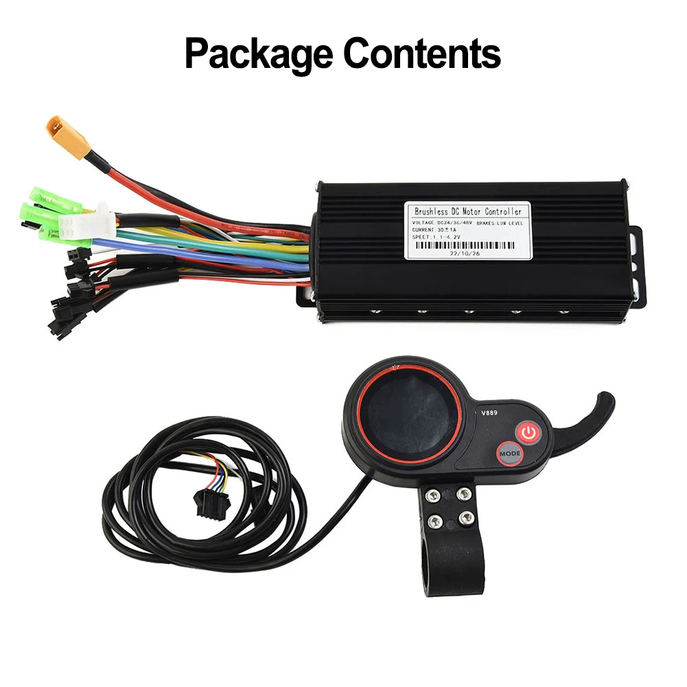 

36-48V 30A 750/1000W Sine Wave Controller+Display 6 Pins Controller Set For E-Bike Electric Scooter Ebike Replacement Parts