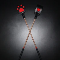 46CM Walnut Wood PU Leather Crop Flogger Racing Spanking Practice Horse Whip fo Horse Equestrian 1