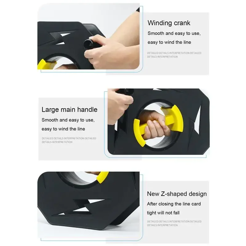 Cable Organizer Cable Collection Line Storage Rolling Line Dish Air Disk Wire Closing Winding Plastic