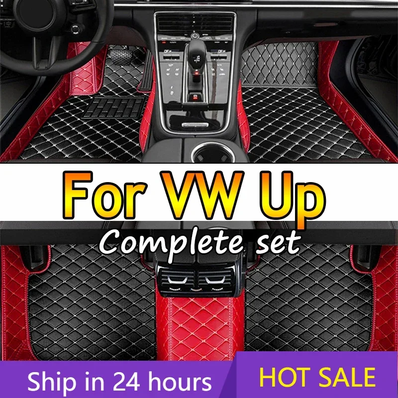 

Автомобильный напольный коврик для VW Volkswagen Up 2012 ~ 2019, водонепроницаемый автомобильный коврик, автомобильные коврики, аксессуары для автомобиля