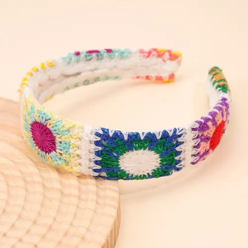 NEW Knitted Headband Bohemian Style Summer Seaside Vacation Handmade Head Band Hair Accessories for Women Girls - Image 6