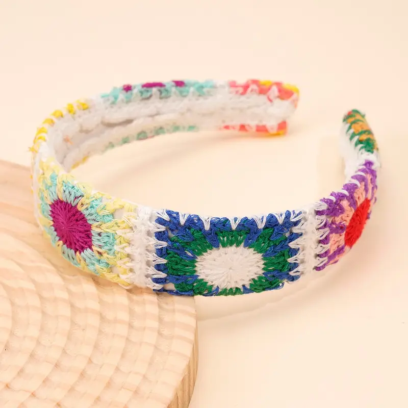NEW Knitted Headband Bohemian Style Summer Seaside Vacation Handmade Head Band Hair Accessories for Women Girls - Image 6