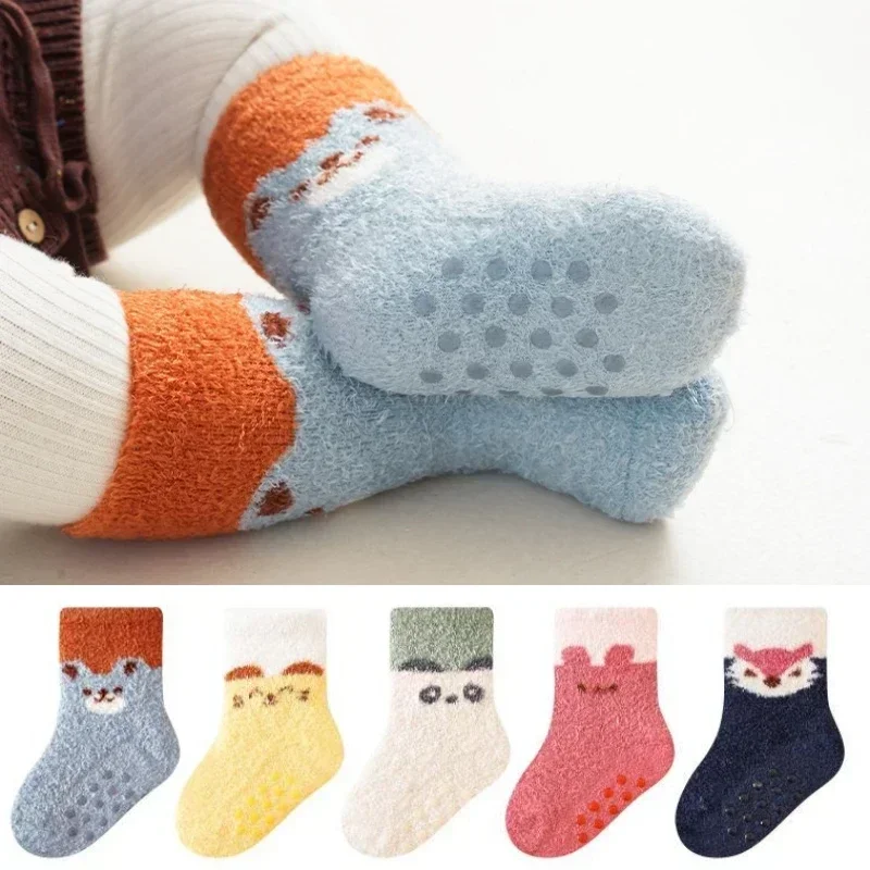Autumn Winter Thick Warm Baby Stockings Super Soft Middle Tube Socks for Newborn Infant Toddler Boys Girls Mid Calf Long Socks - Image 2