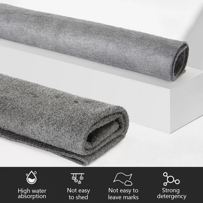 5 stücke Magie Tuch Glas Tuch Keine Spur Keine Wasserzeichen Reinigung Tuch Mikrofaser Rag Schnell Saubere Handtücher Scheuer Pad Reinigung zu – Detail 5