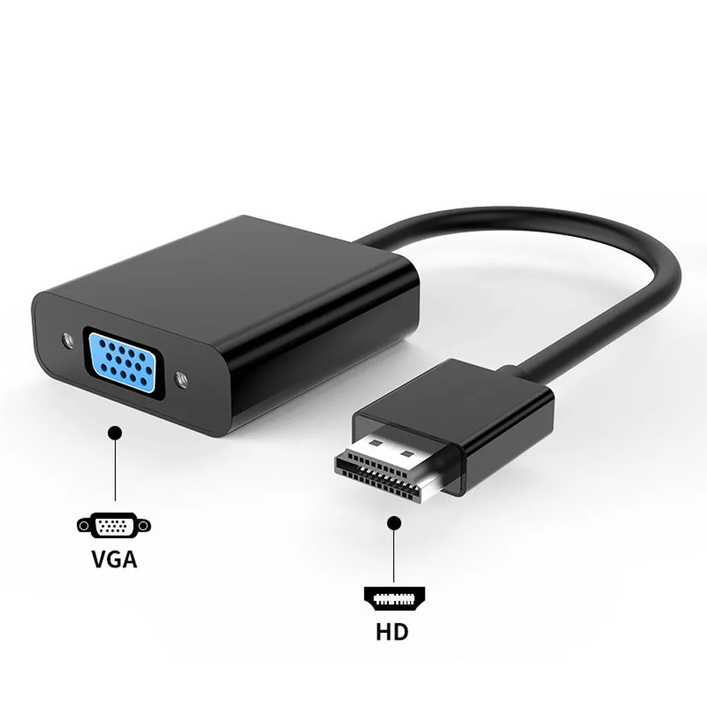 

10 шт., переходник с HDMI на VGA