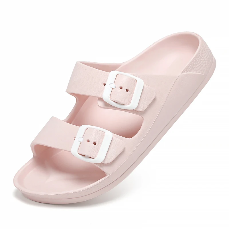 Summer Women Lightweight Rubber Slippers Clogs Garden Shoes Beach Sandals Indoor Home Slides Soft Free shipping Big Size 43 44 4