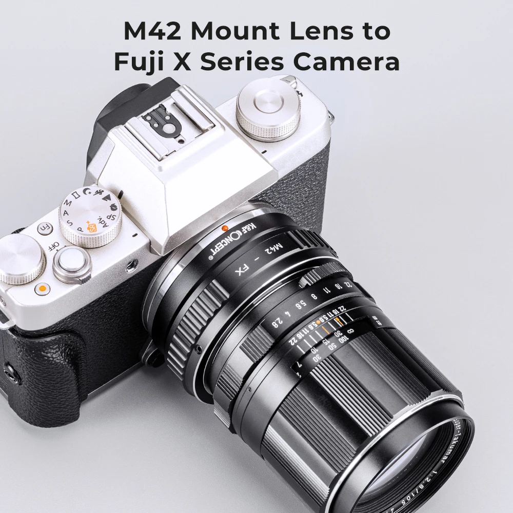 K&F Concept for M42-FX Lens Adapter Ring for M42 Mount Screw to