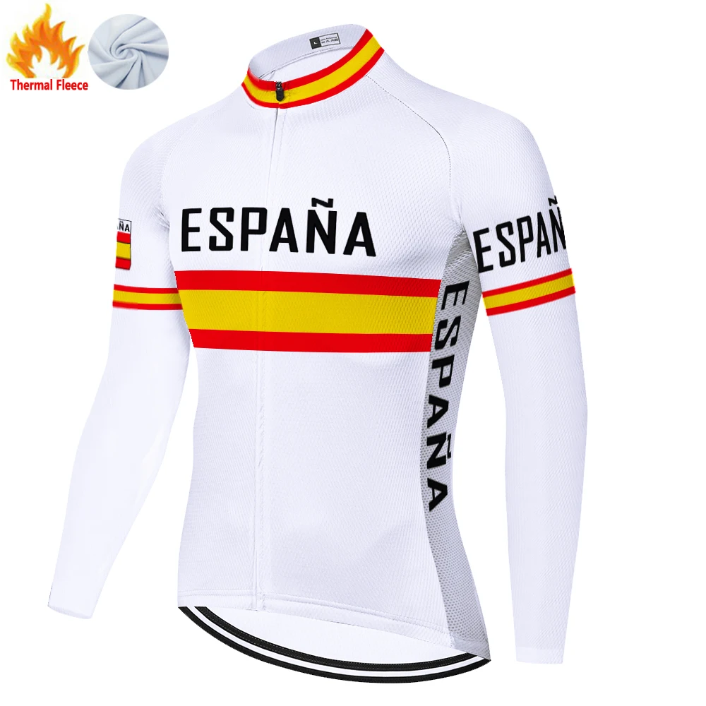 Pile Termico Invernale Usa Camiseta Masculina Camisa Invierno Maglia Uomo Jersey Maillot Velo Ropa Ciclismo Hombre