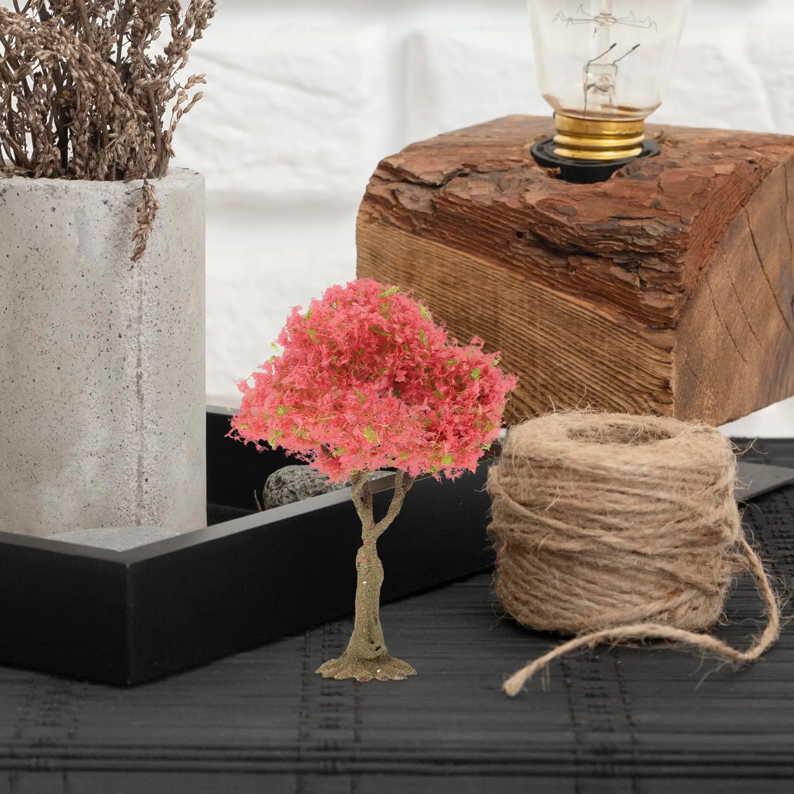 와이어 메쉬 미니어처 풍경 나무 DIY 가지, 디오라마 용품, 기차 철도 풍경, 젠 가든 건축용