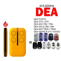 For DEA MIO TR2 TR4 TR2N TR4N GT2 GT4 GOLD 288 289 PUNTO GENIE-R WOOD 273 Garage Door Electric Gate Remote Control 433.92MHz 1