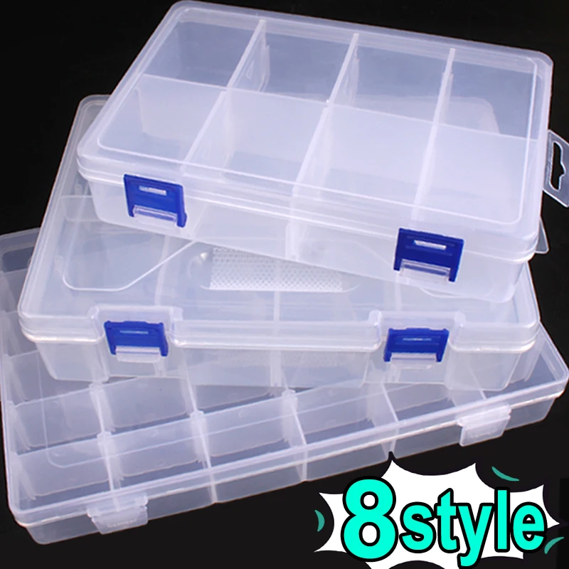 Caja Organizadora De Joyas Con 36 Ranuras - Plástico, Ajustable, Para Pendientes, Tamaño 10.83x6.89x1.61 Pulgadas
